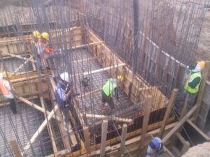 Construcción de cisterna en Galerias Mall