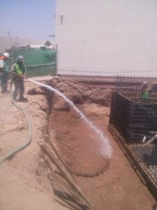 Construcción de cisterna en Galerias Mall