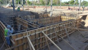Construcción de cisterna en Galerias Mall
