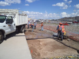 Piso de tanque refrigerante Planta Ford