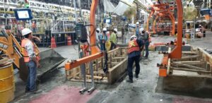 Construcción de nuevas fosas en estación n° 625